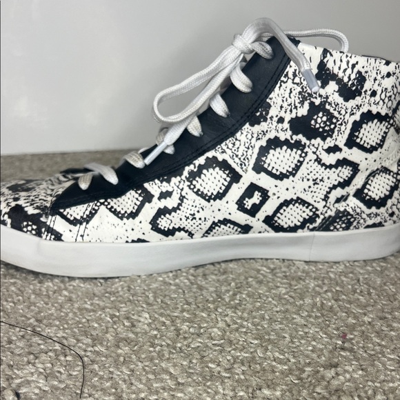 OTBT Black and White High-Top Sneakers - Picture 5 of 13
